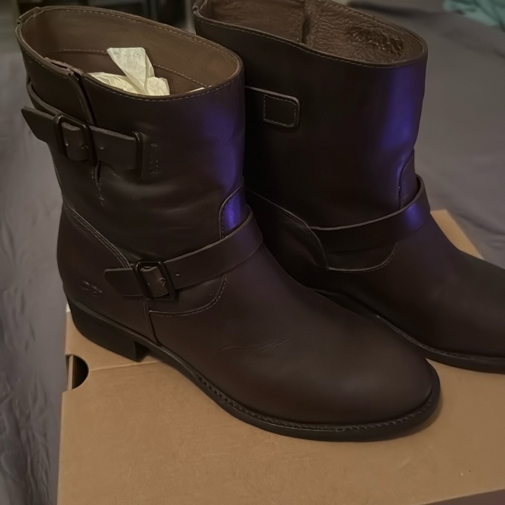 UGG Dark Brown Ankle Boots